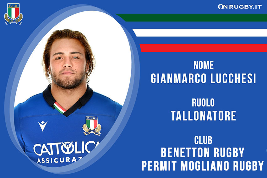 Gianmarco Lucchesi rugby Nazionale Italiana  e benetton Rugby