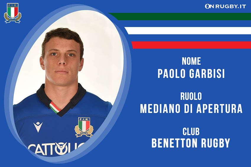 Paolo Garbisi rugby nazionale under 20