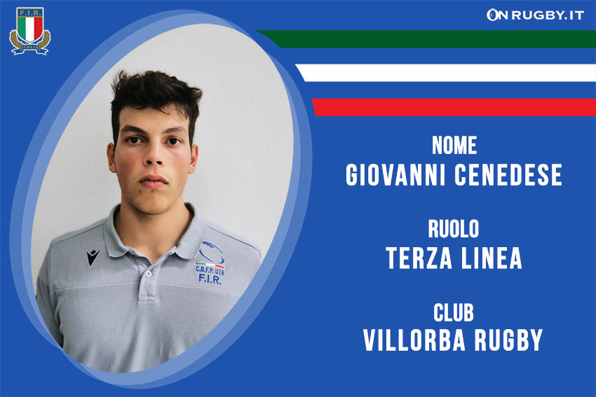 Giovanni Cenedese-rugby-nazionale under 20