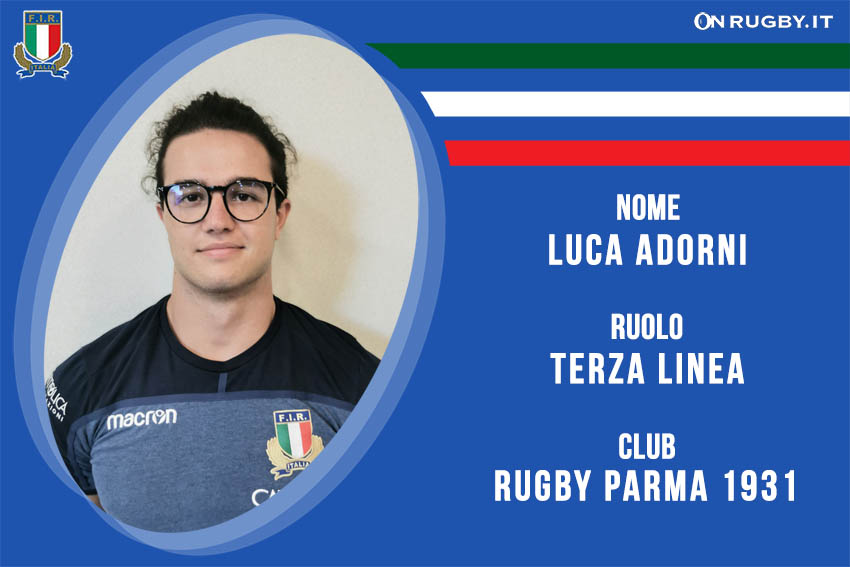 Luca Adorni -rugby-nazionale under 20