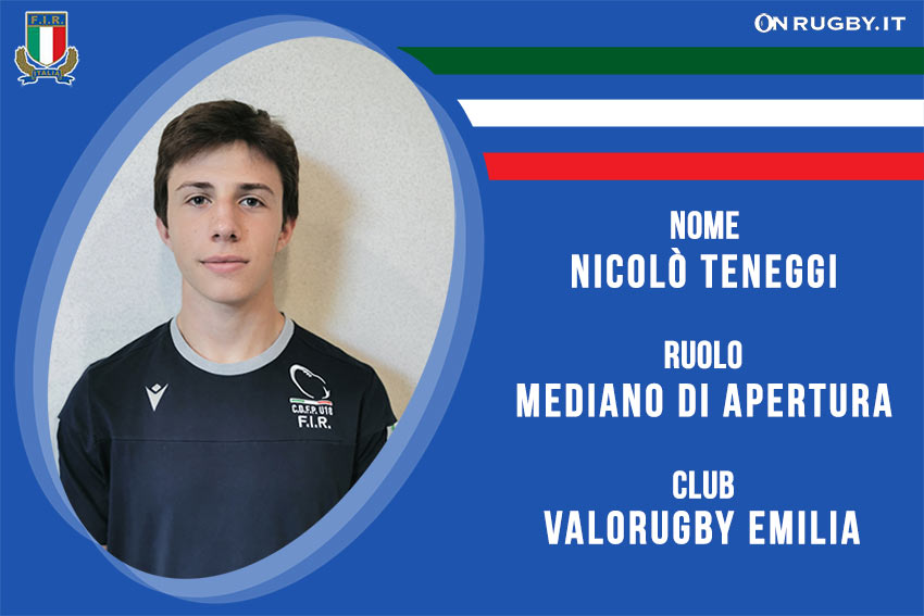 Nicolo Teneggi -rugby-nazionale under 20