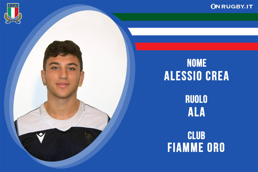 Alessio Crea Nazionale italiana Rugby Under20