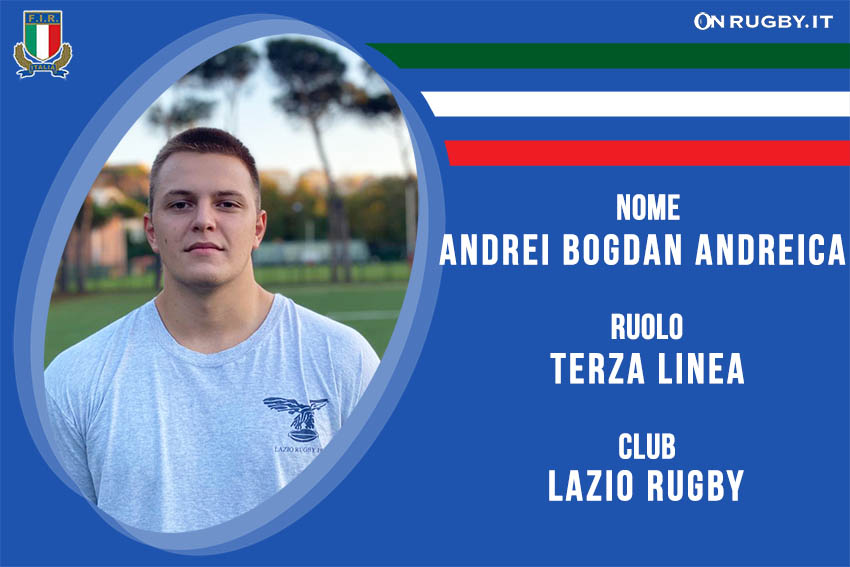 Andrei Bogdan Andreica Nazionale italiana Rugby Under20
