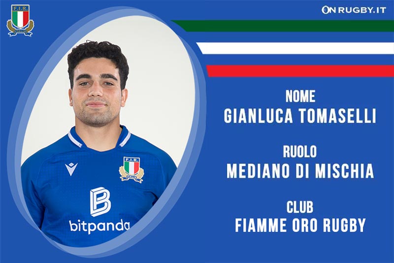 Gianluca Tomaselli Nazionale Italiana Rugby Under 20