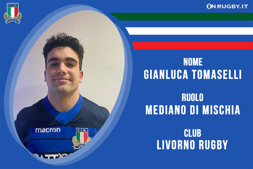 Gianluca Tomaselli Nazionale italiana Rugby Under20