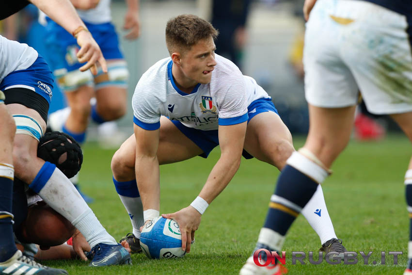 La formazione dell'Italia del rugby contro il Galles