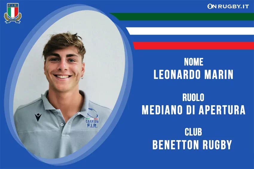Leonardo Marin Nazionale Italiana Rugby e Benetton Rugby