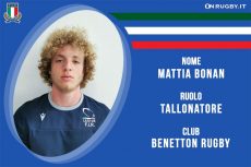 Mattia Bonan – rugby – Nazionale Under 20 – Italia item-thumbnail
