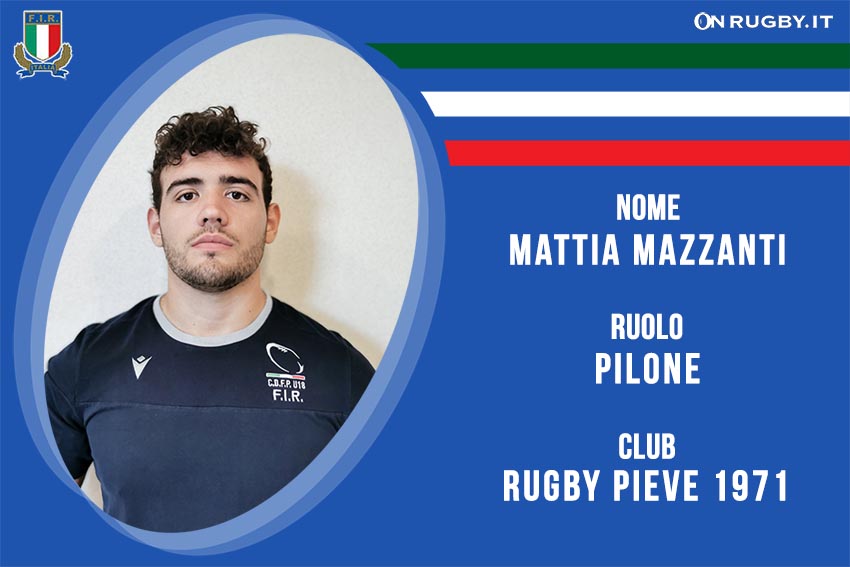Mattia Mazzanti Nazionale italiana Rugby Under20