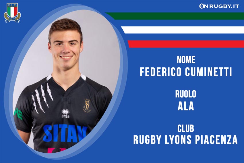 Federico Cuminetti Nazionale italiana Rugby Under20