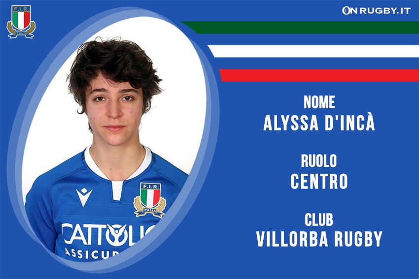 Alyssa d'Incà rugby Nazionale Italiana Femminile
