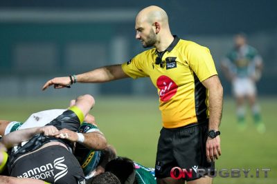 URC: Andrea Piardi arbitrerà a Edimburgo, scelti quattro assistenti italiani per le altre partite ph. Ettore Griffoni