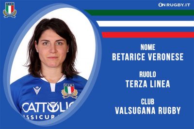 Betarice Veronese rugby Nazionale Italiana Femminile