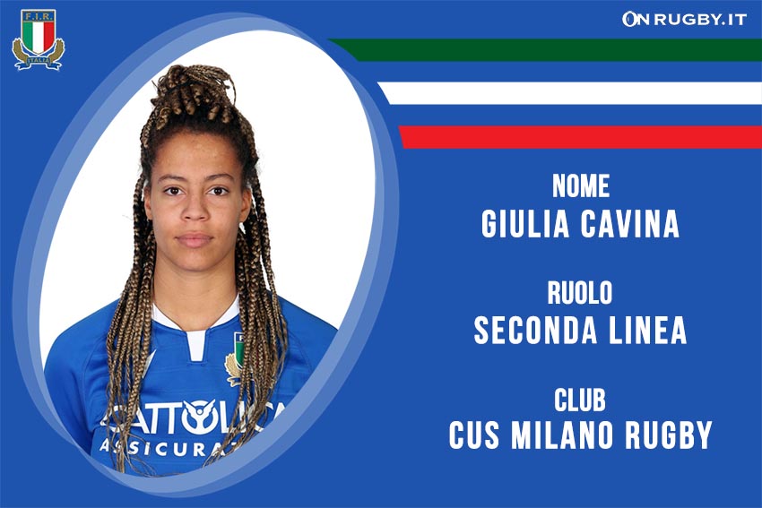 Giulia Cavina rugby Nazionale Italiana Femminile