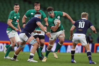 Irlanda: Caelan Doris rischia di saltare tutto il Sei Nazioni 2021 - ph. Brian Lawless / POOL / AFP