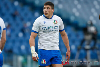 La formazione dell'Italia del rugby contro l'Irlanda