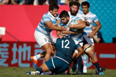 Benetton: ingaggiato il pilone dei Pumas Nahuel Tetaz Chaparro. (Photo by Odd ANDERSEN / AFP)