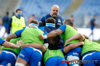 Giampiero De Carli è l'allenatore degli avanti azzurri. PH Sebastiano Pessina