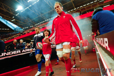 Il capitano del Galles Alun Win Jones