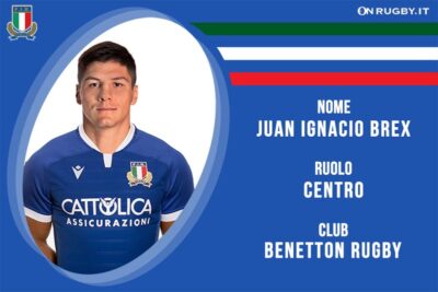 Juan Ignacio Brex nazionale italiana rugby-Italrugby