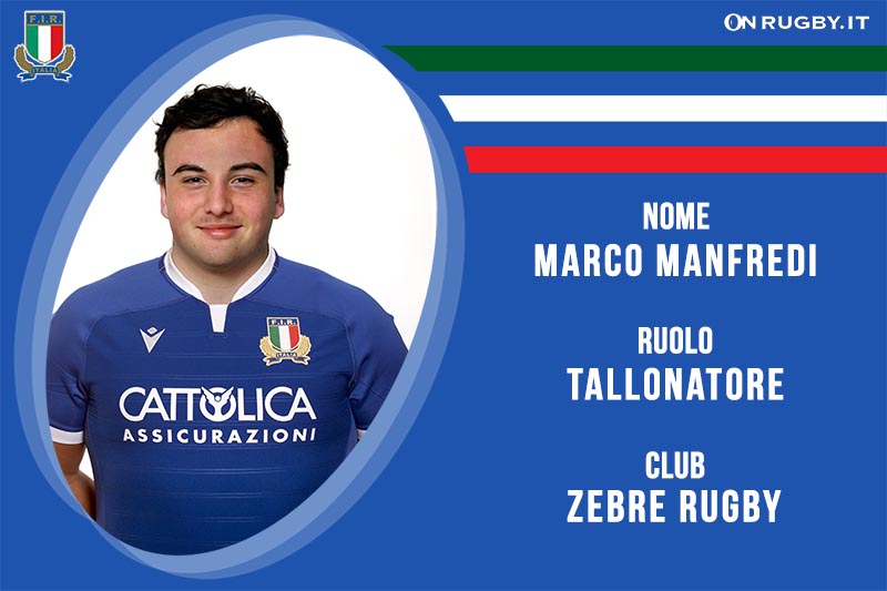 Marco Manfredi nazionale italiana rugby-Italrugby