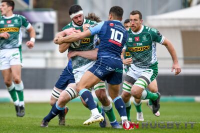 Pro14: Riccardo Favretto è stato uno dei migliori del Benetton contro Glasgow. PH Ettore Griffoni