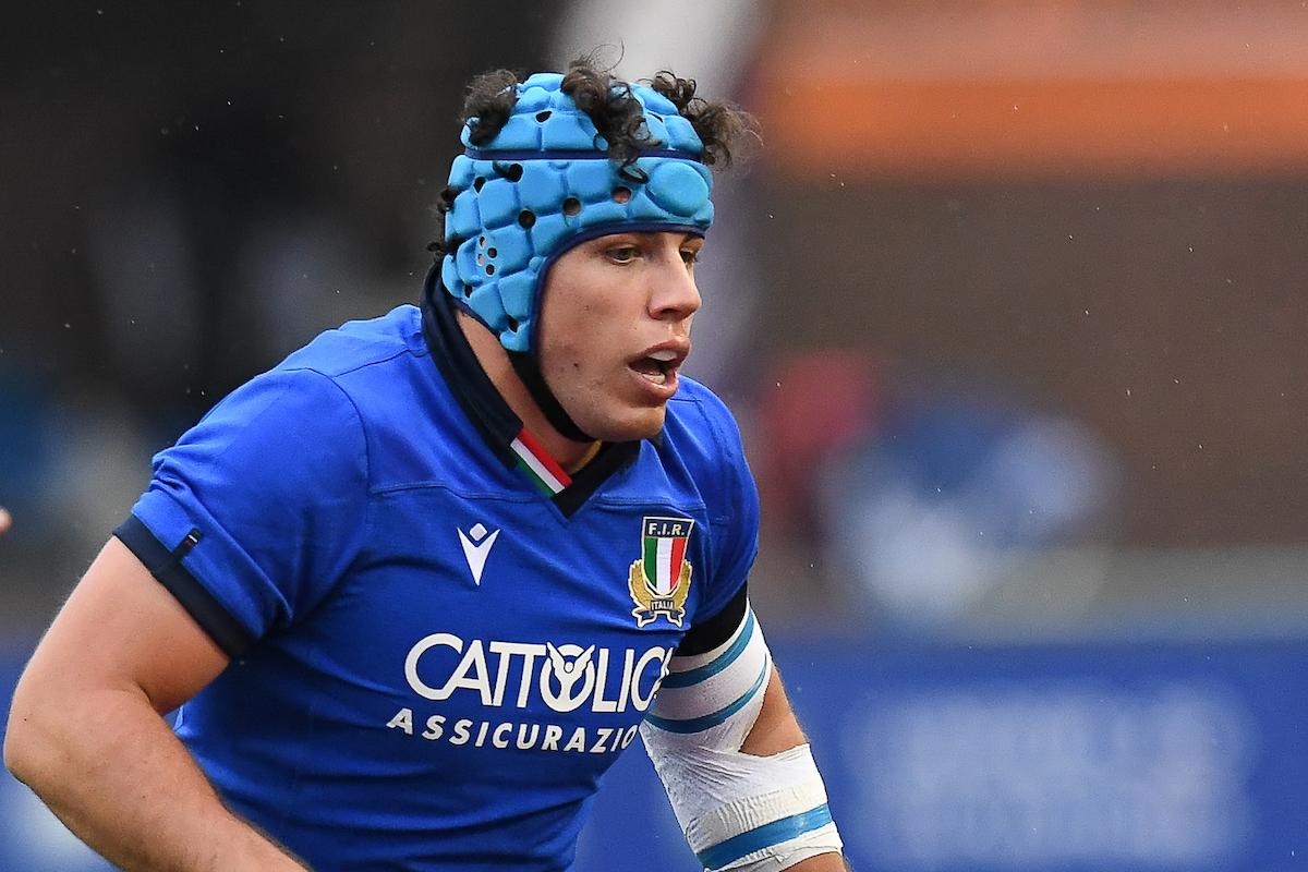 Dove e quando si vede l'Italia Under 20 di rugby contro la Francia? - Luca Andreani of Italy in action during the game vs Wales