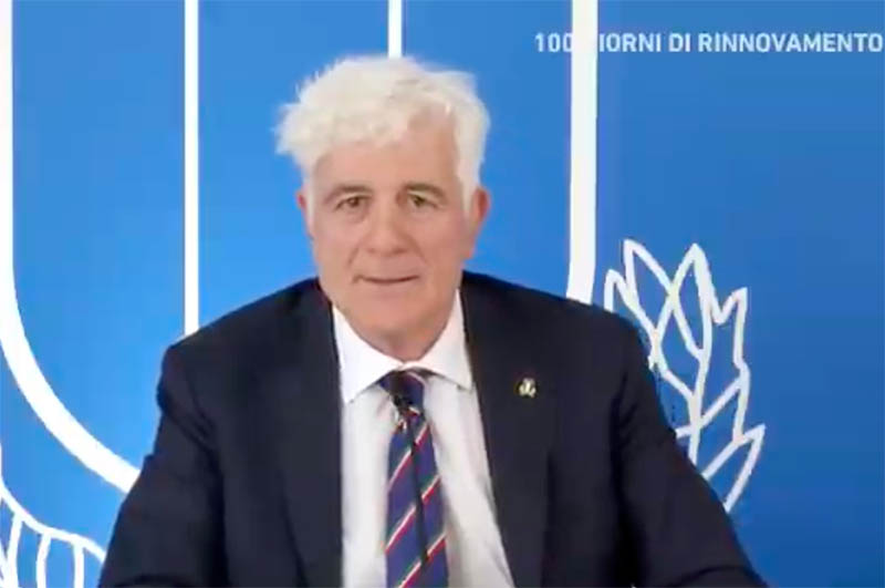 Marzio Innocenti Presidente della Federazione Italiana Rugby