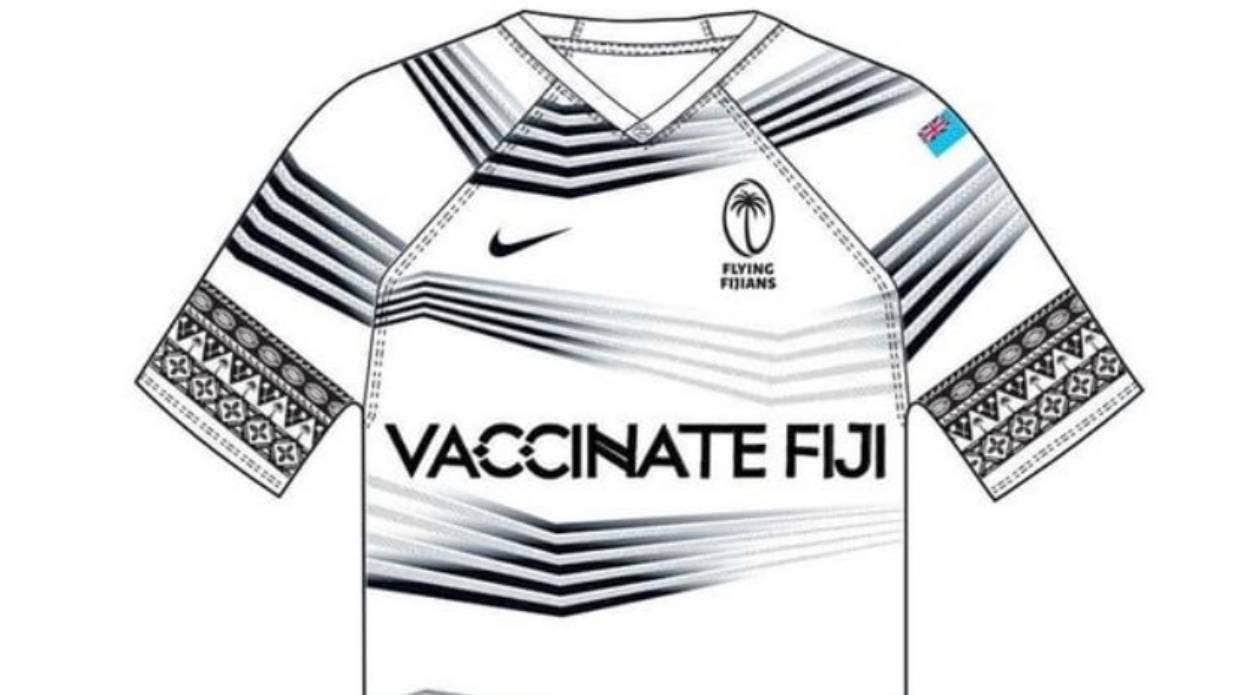 Fiji sfiderà gli All Blacks con una maglietta "pro vaccini"