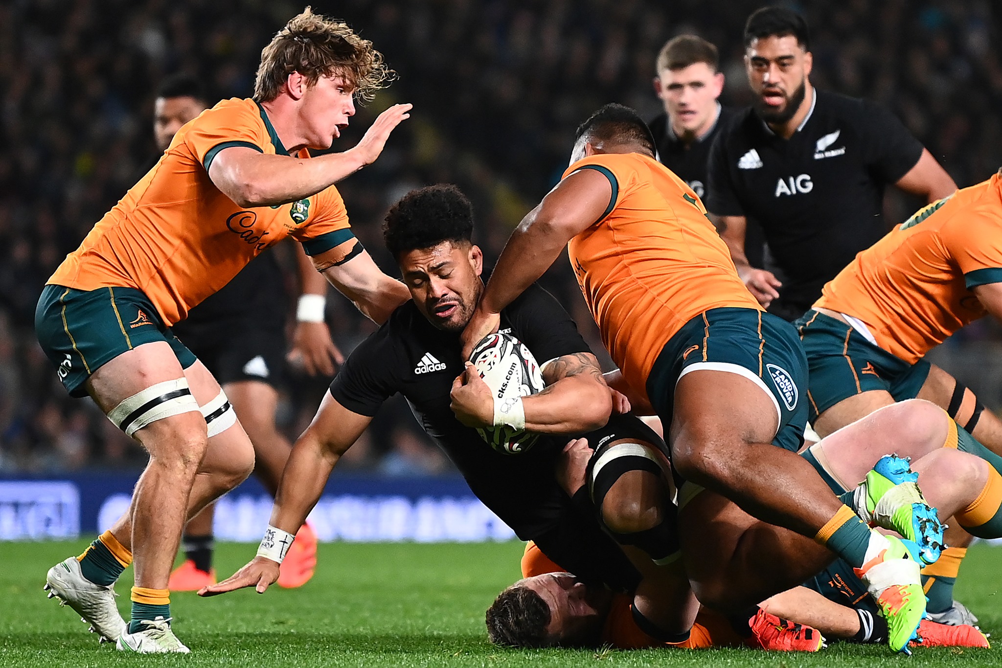 Rugby Championship: Ultimo atto tra Australia e Nuova Zelanda PH AFP