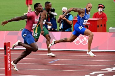 Poesia sportiva: L’atletica italiana dipinge Olimpia di tricolore. Ph AFP