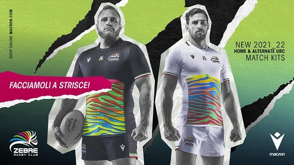 Zebre: Presentate le nuove divise per la stagione 2021-22