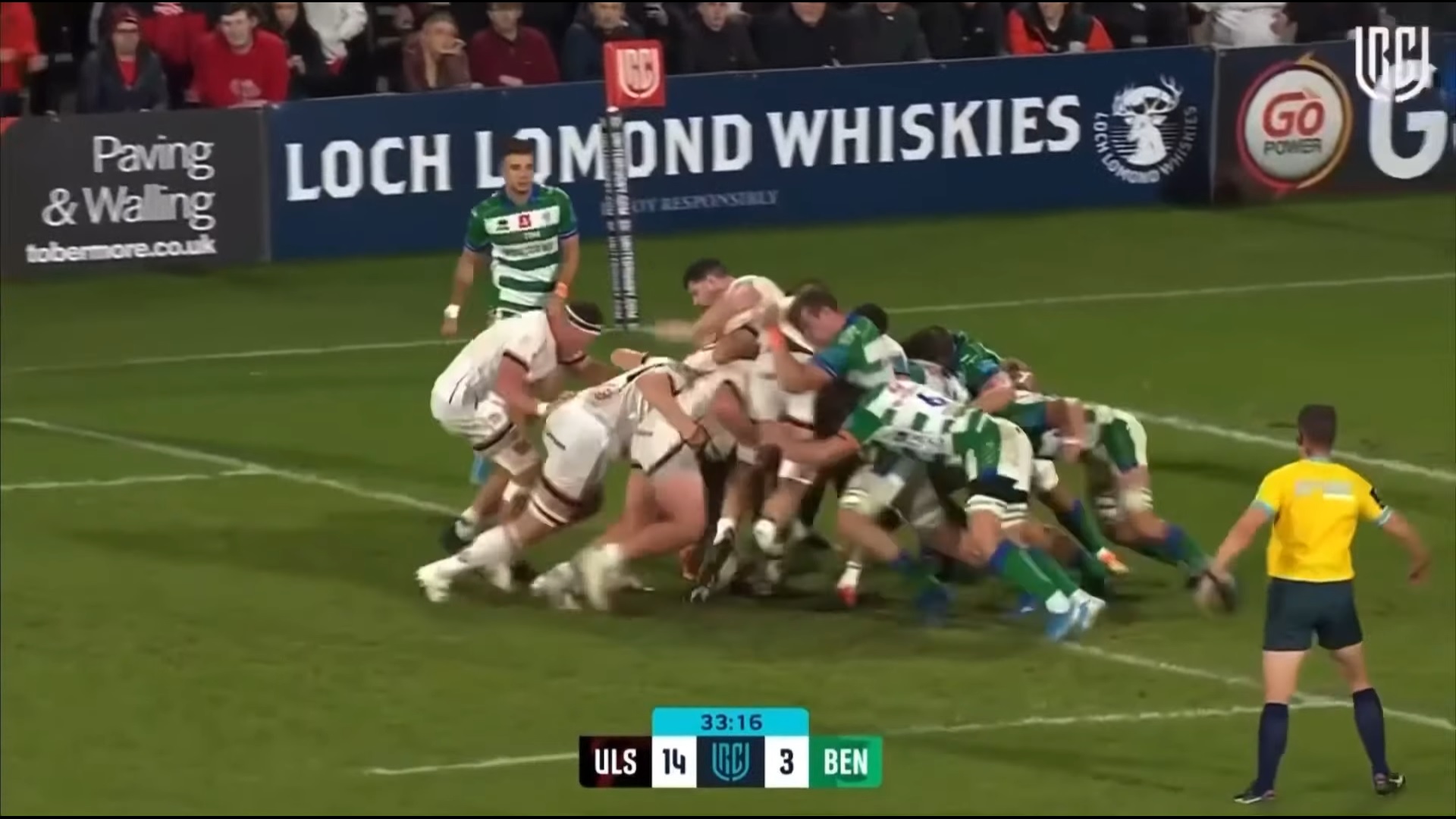 URC: gli highlights di Ulster-Benetton