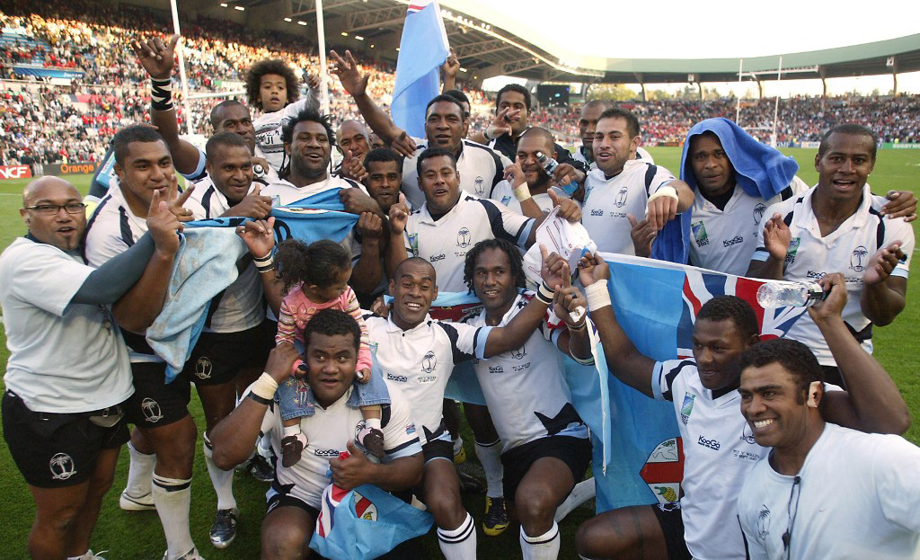 Fiji battono il Galles nel 2007, alla Rugby World Cup