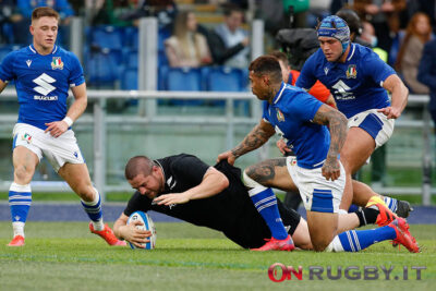 Gli All Blacks 2021 sono la squadra con l'attacco più forte della storia ovale. PH Sebastiano Pessina