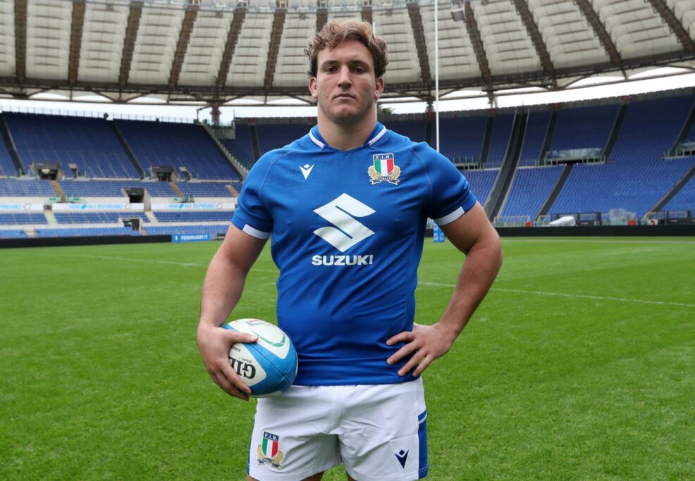 Nuovo sponsor sulle maglie dell'Italrugby per le Autumn Nations Series 2021. PH FIR