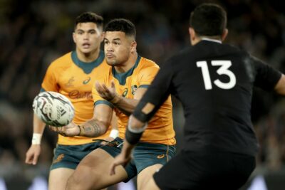 Australia: una colonna dei trequarti rinnova con Reds e Wallabies fino al 2023 (Photo by MICHAEL BRADLEY / AFP)