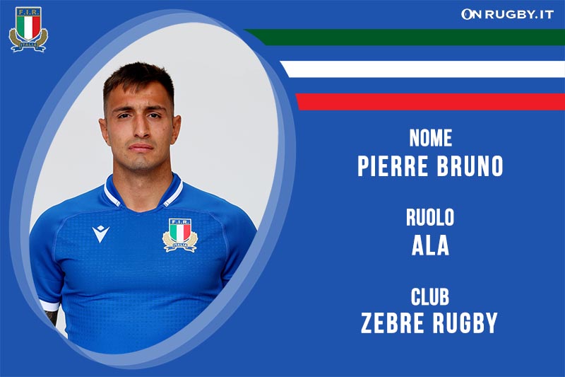Pierre Bruno Nazionale Italiana Rugby e Benetton Rugby