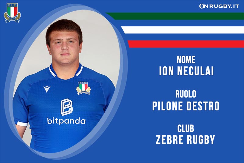 Ion Neculai pilone destro della Nazionale Italiana Rugby e delle Zebre Rugby