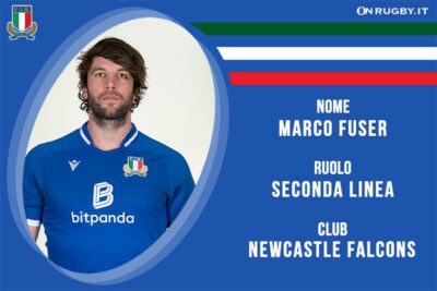 Marco Fuser Nazionale Italiana Rugby