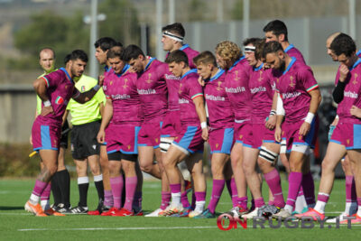 Il seconda linea delle Fiamme Oro Emiliano Caffini lascia il rugby giocato ph. Luigi Mariani
