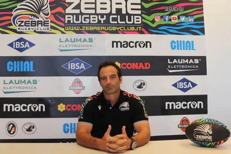 Fabio Roselli head coach delle Zebre Rugby
