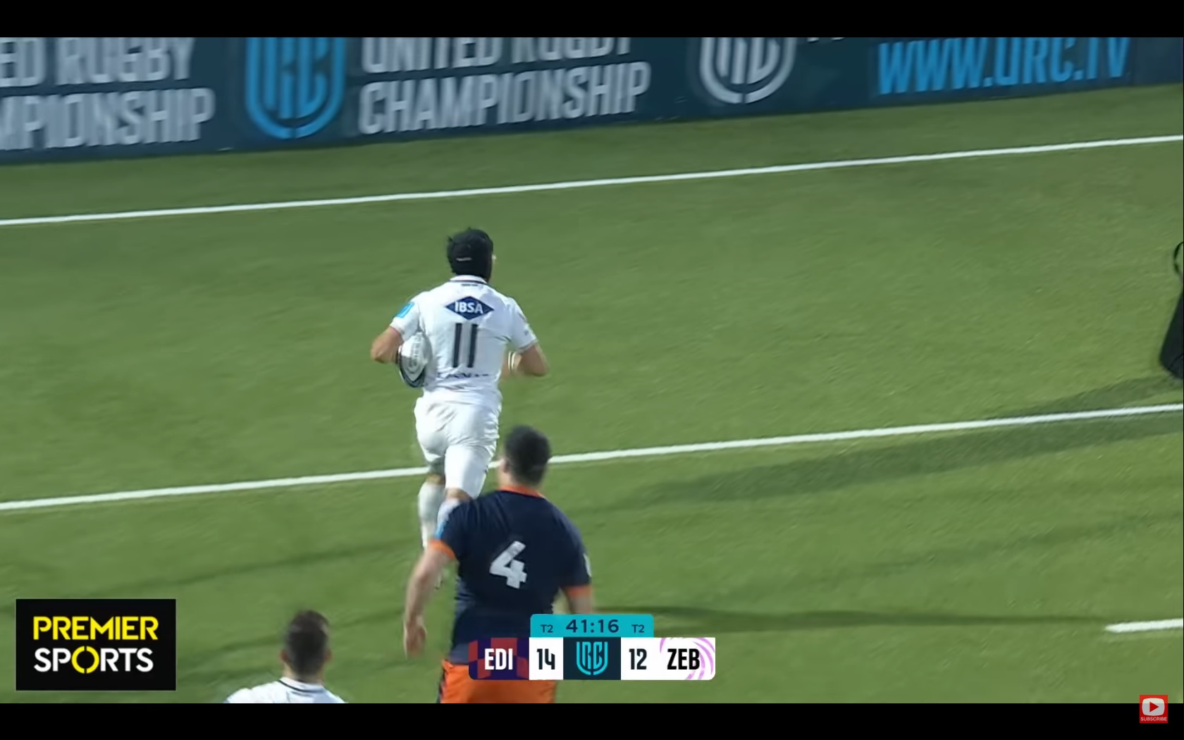 Video: la clamorosa meta di Simone Gesi delle Zebre contro Edimburgo