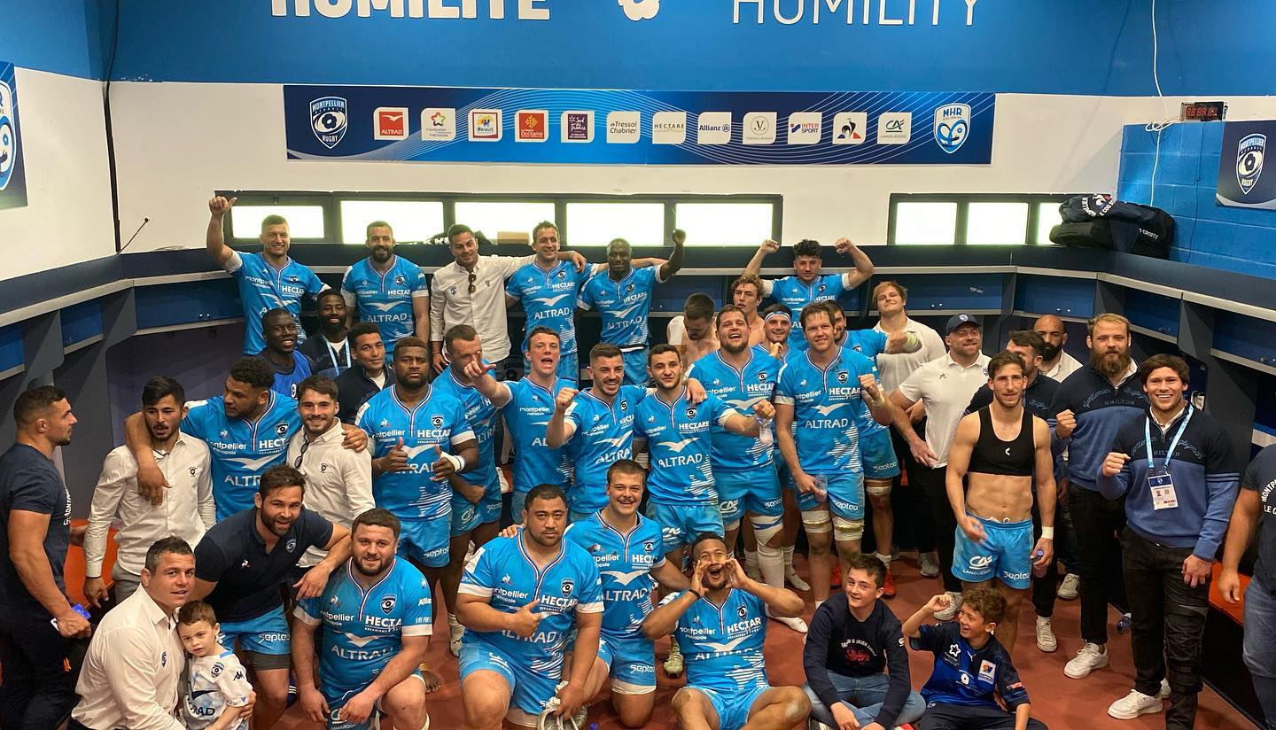 Champions Cup: Garbisi e Montpellier danno spettacolo, Mori in meta con Bordeaux. Ulster, gran colpo a Tolosa(Ph. Montpellier Hérault Rugby page officielle)