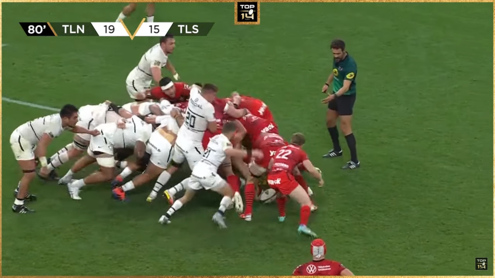 Sergio Parisse gran protagonista nella vittoria di Tolone su Tolosa