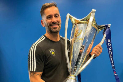 Tommaso Boldrini preparatore atletico Campione d'Europa con La Rochelle