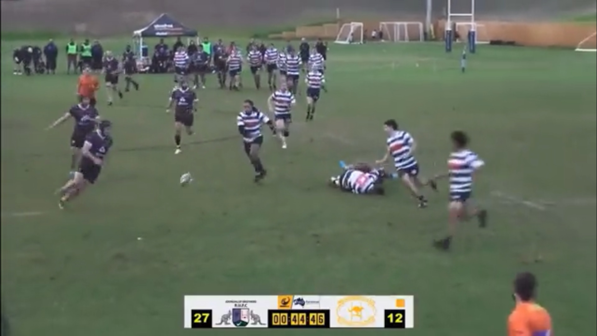 Video: avete mai visto un placcaggio così duro?