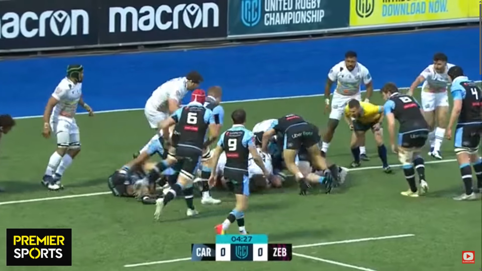 United Rugby Championship: gli highlights di Cardiff-Zebre