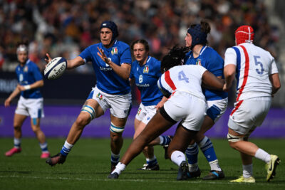 Giordana Duca durante Francia-Italia femminile