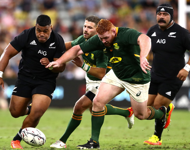Rugby World Cup 2023: All Blacks e Sudafrica si sfideranno in un test match...a Londra (PH AFP)